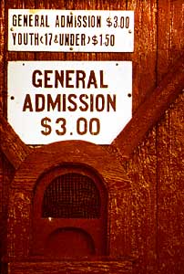 Taylor Field ticket window, 1984